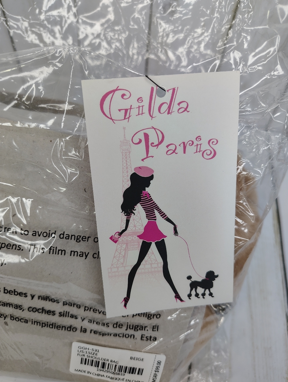 Gilda Paris Fur Shoulder Bag - Picture 12 of 13